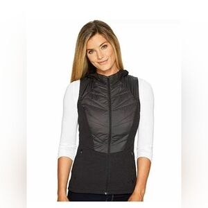 The North Face Black Flash Dry Zip Mixed Media Vest Small S